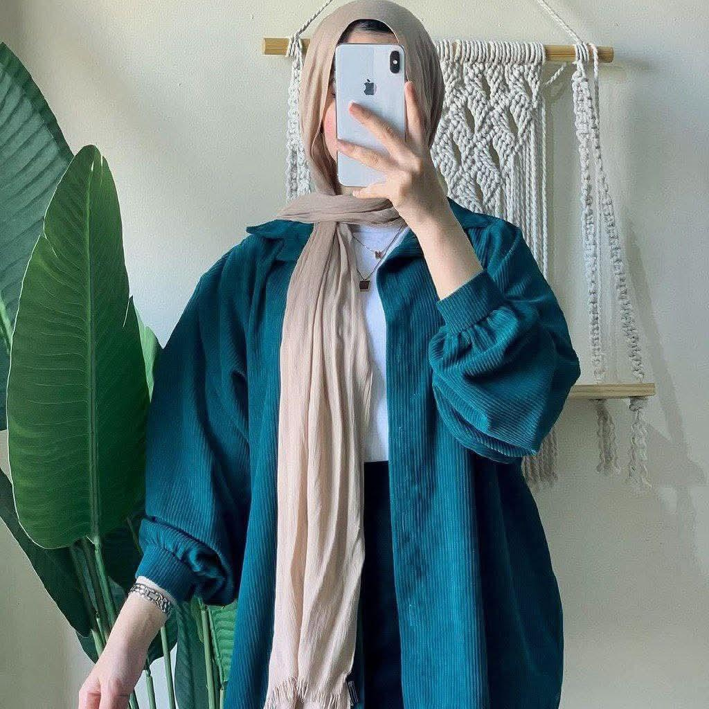 شميز قطيفه مضلع